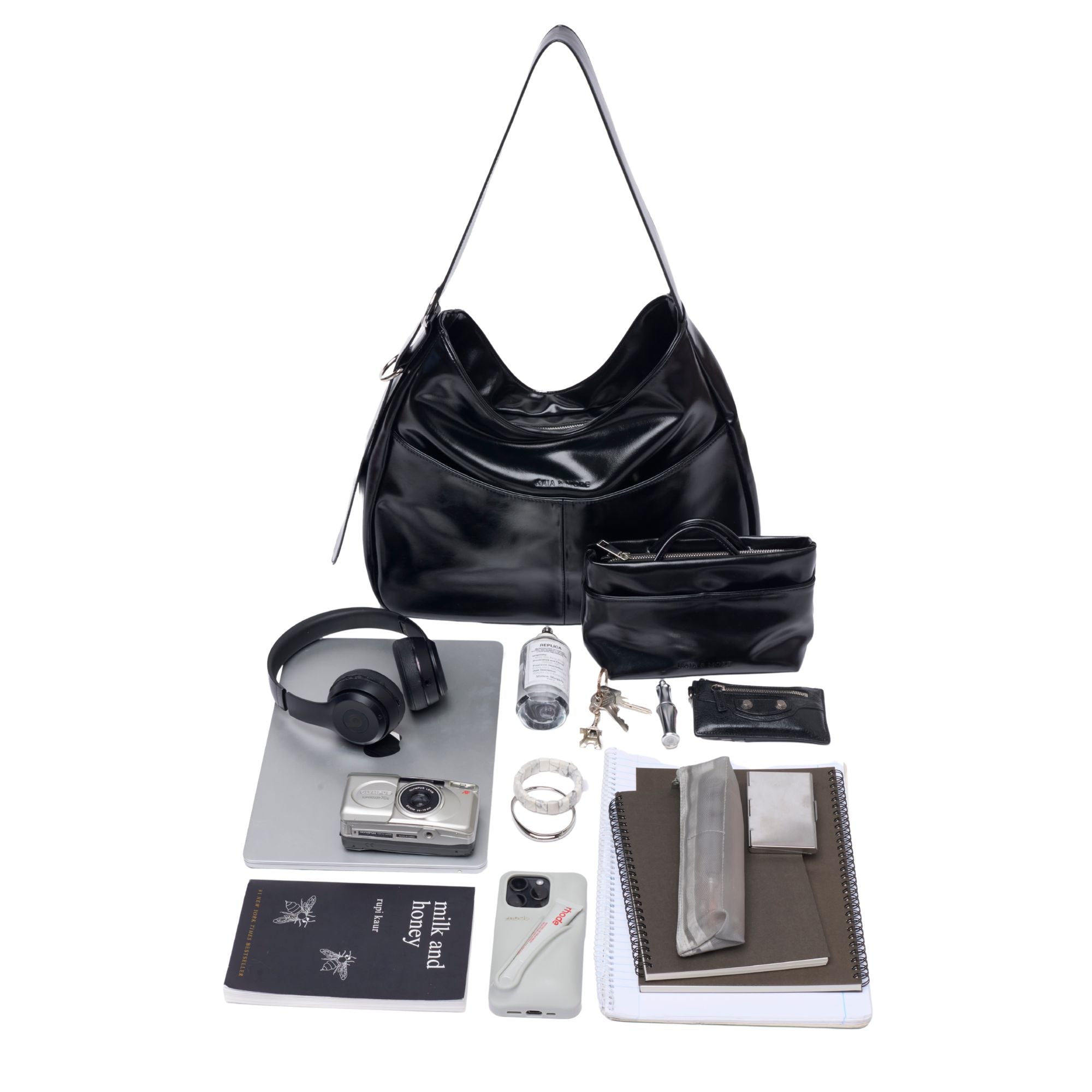 <b>dark autumn duo</b> (mila shoulder bag + mila pouch)