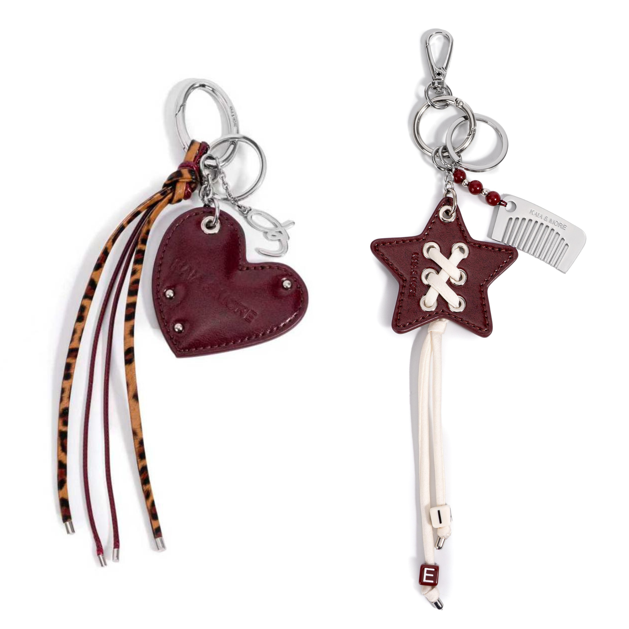 <b>frazzled hair duo</b> (flower charm + heart charm)
