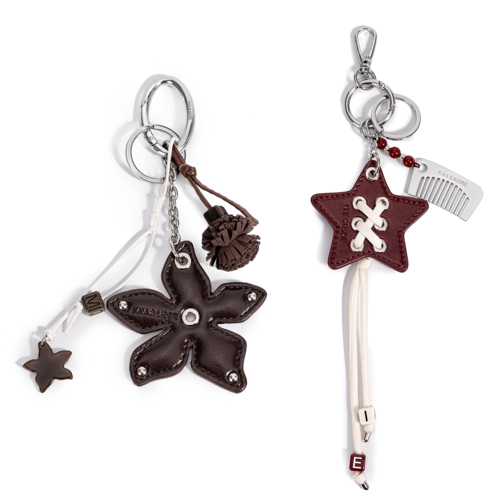 <b>downtown girl duo</b> (flower charm + star charm)